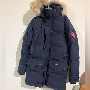 $1,625 Canada goose navy blue Emory parka M 2580M